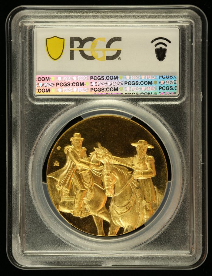 Medals & Tokens Modern Gold Centenario Gold Medal (1967) Mo Grove-965 PCGS SP65 0144624