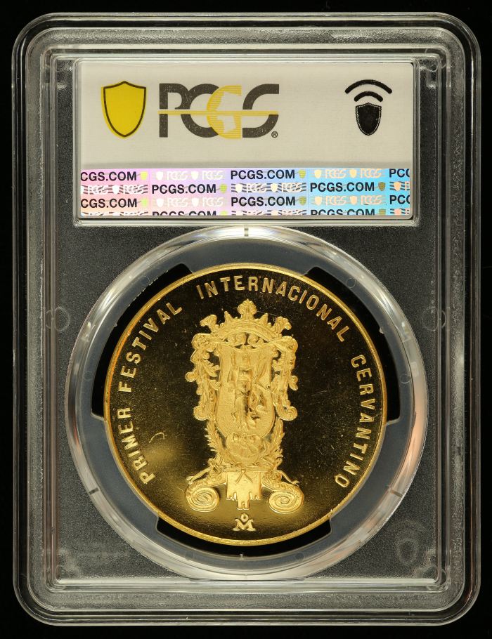 Medals & Tokens Modern Gold Guanajuato Cervantino Festival 1972 Mo PCGS SP65 0144629