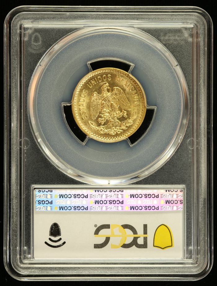 Modern Gold 10 Peso 1905 M PCGS MS63 0144641