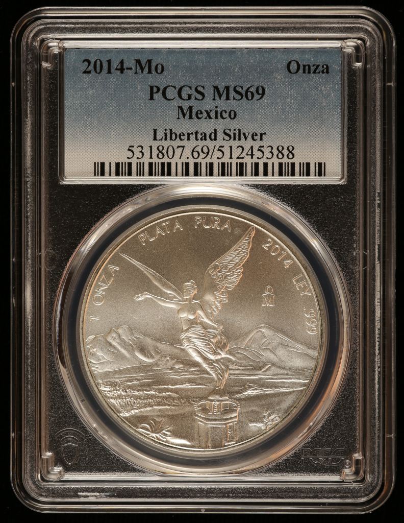 Modern Silver & Minors Onza 2014 Mo PCGS MS69 0144425