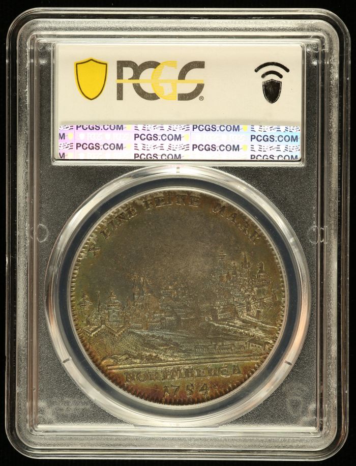 Germany Thaler 1754 PPW CGL PCGS AU53 DAV-2484 0144561Germany Thaler 1754 PPW CGL PCGS AU53 DAV-2484 0144561 - Image 2