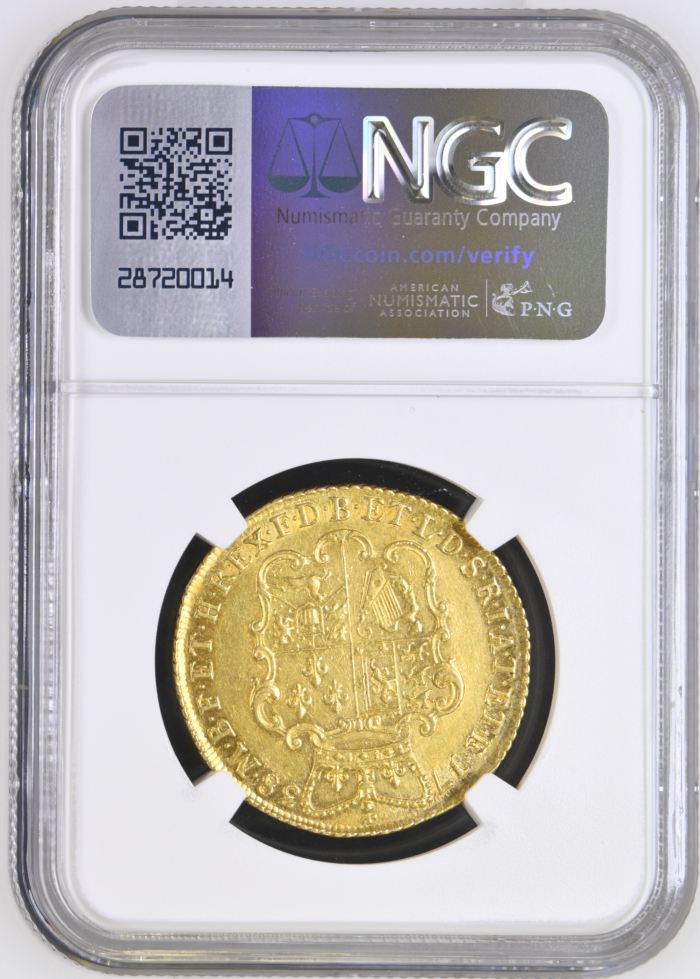 UK (Great Britain) 2 Guineas 1738 NGC AU53 0144675UK (Great Britain) 2 Guineas 1738 NGC AU53 0144675 - Image 2