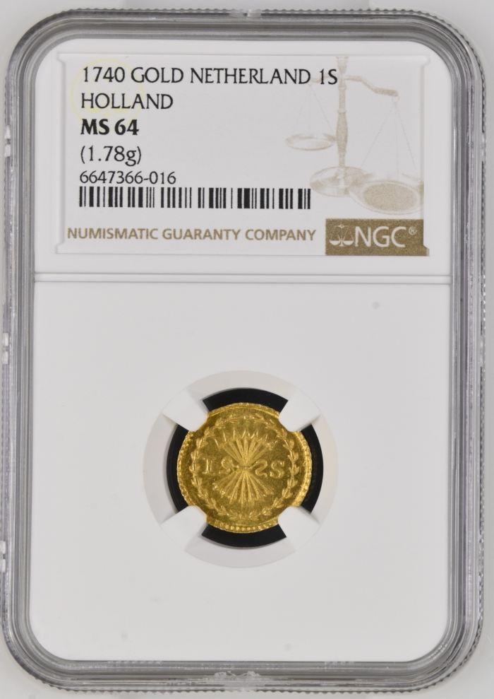 Netherlands Stuiver 1740 Holland NGC MS64 0144677Netherlands Stuiver 1740 Holland NGC MS64 0144677