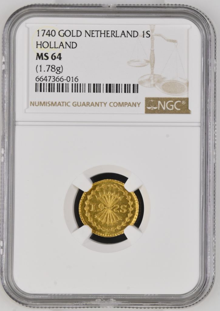 Netherlands Stuiver 1740 Holland NGC MS64 0144677