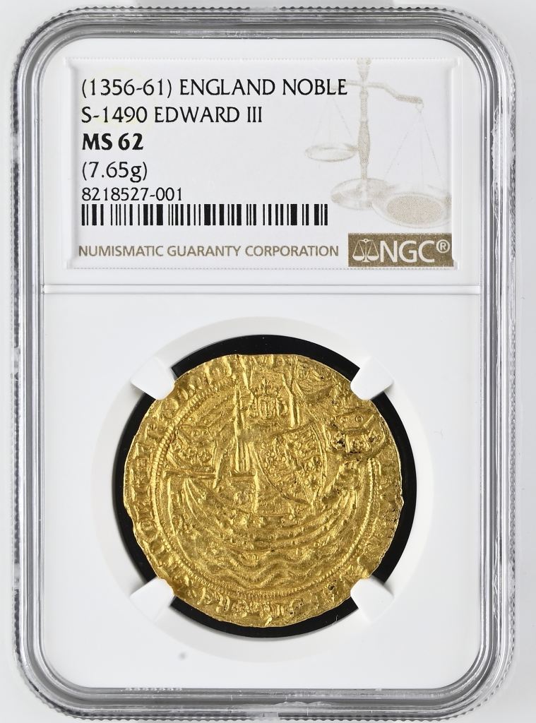 UK (Great Britain) Noble (1356-61) S-1490 NGC MS62 0144693