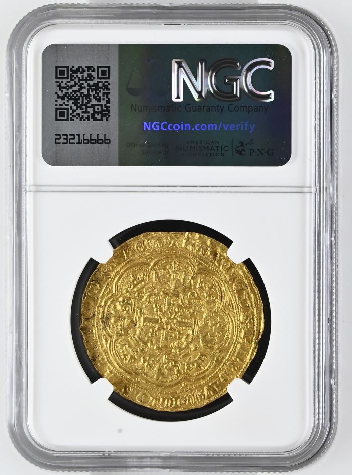 UK (Great Britain) Noble (1356-61) S-1490 NGC MS62 0144693UK (Great Britain) Noble (1356-61) S-1490 NGC MS62 0144693 - Image 2