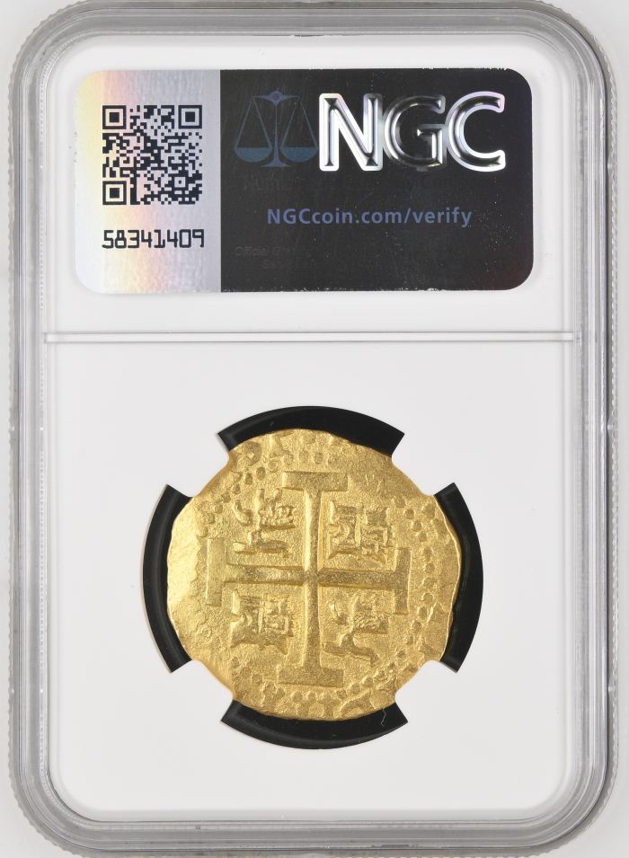 Peru 1715 Fleet (1715) 8 Escudos 1712 L M NGC MS64 0144700Peru 1715 Fleet (1715) 8 Escudos 1712 L M NGC MS64 0144700 - Image 2