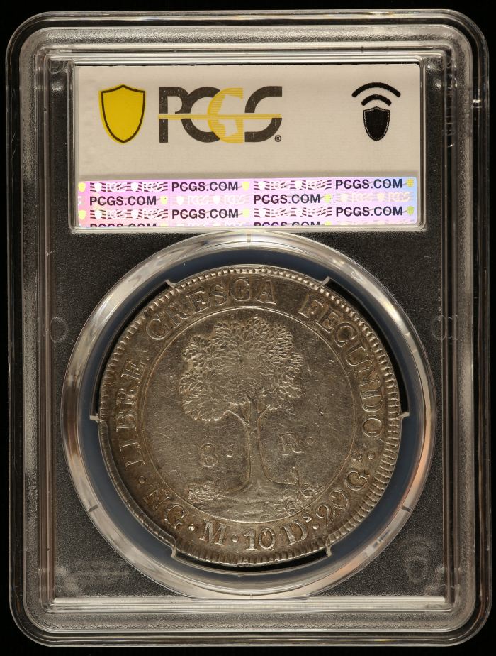 Central American Republic 8 Reales 1835 Ng M KM-4 PCGS XF45 0144717Central American Republic 8 Reales 1835 Ng M KM-4 PCGS XF45 0144717 - Image 2