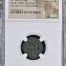 Byzantine Leo V & Constantine AE Follis NGC Ch AU 0144761