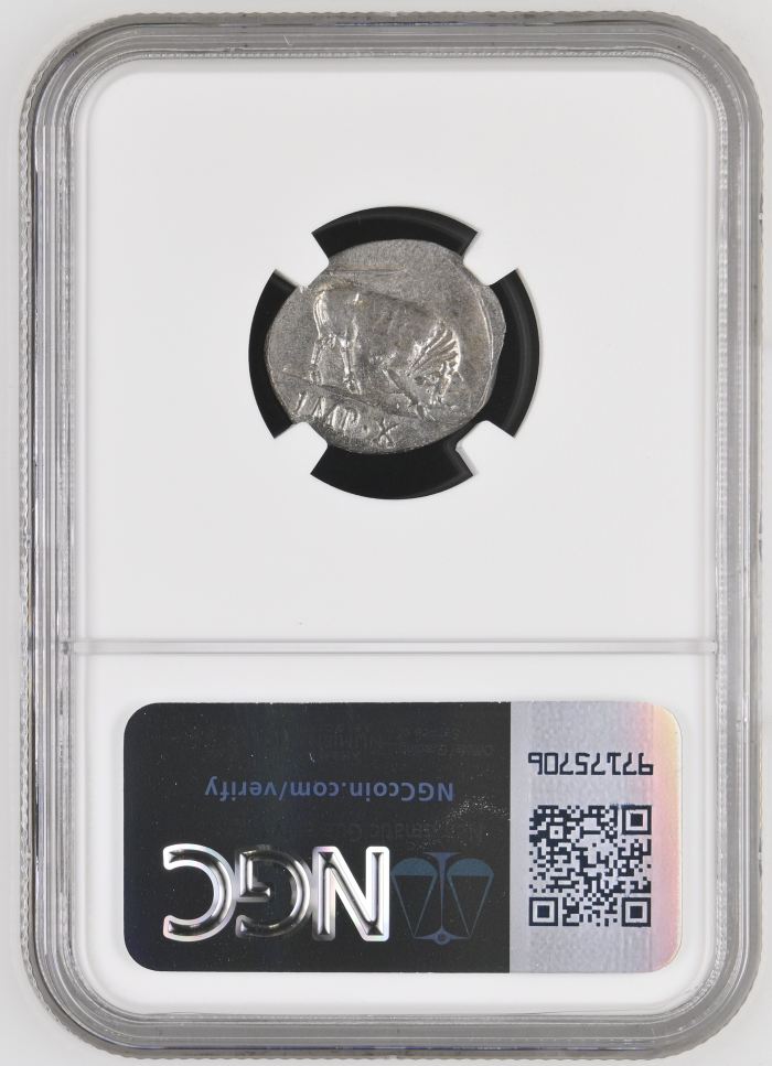 Roman Imperial Augustus 27 BC - 14 AD AR Denarius NGC Ch XF 0144763Roman Imperial Augustus 27 BC - 14 AD AR Denarius NGC Ch XF 0144763 - Image 2