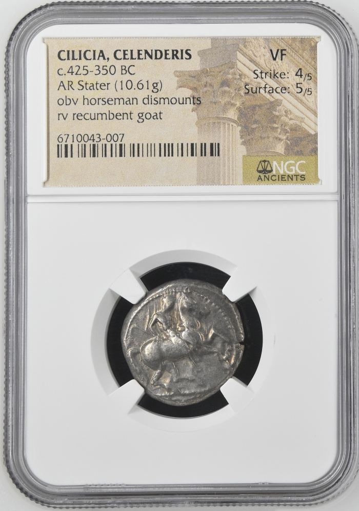 Cilicia Celenderis c.425-350 BC AR Stater NGC VF 0144769Cilicia Celenderis c.425-350 BC AR Stater NGC VF 0144769