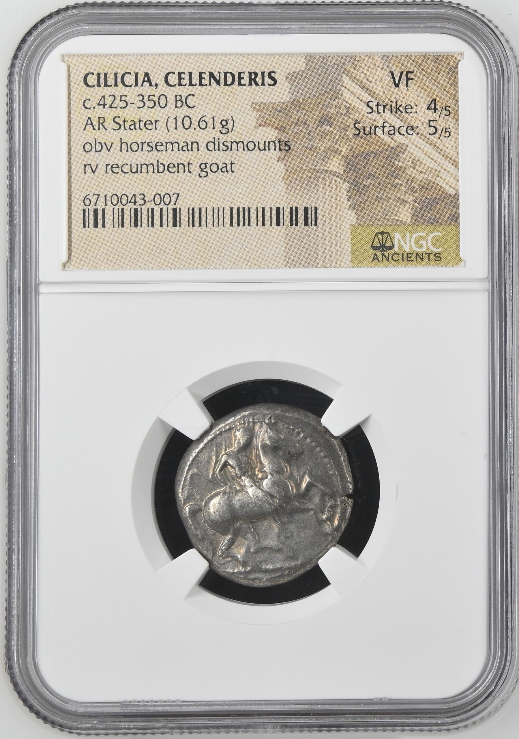 Cilicia Celenderis c.425-350 BC AR Stater NGC VF 0144769