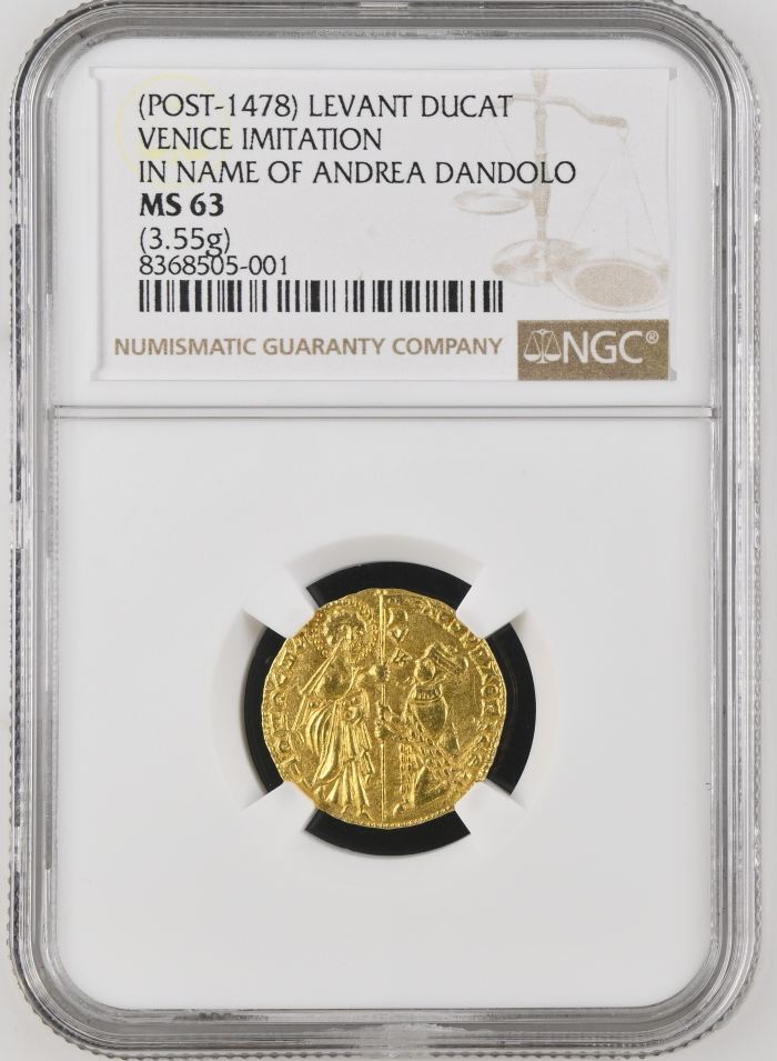 Italy/San Marino/Vatican Ducat (POST-1478) Venice Imitation NGC MS63 0144777Italy/San Marino/Vatican Ducat (POST-1478) Venice Imitation NGC MS63 0144777