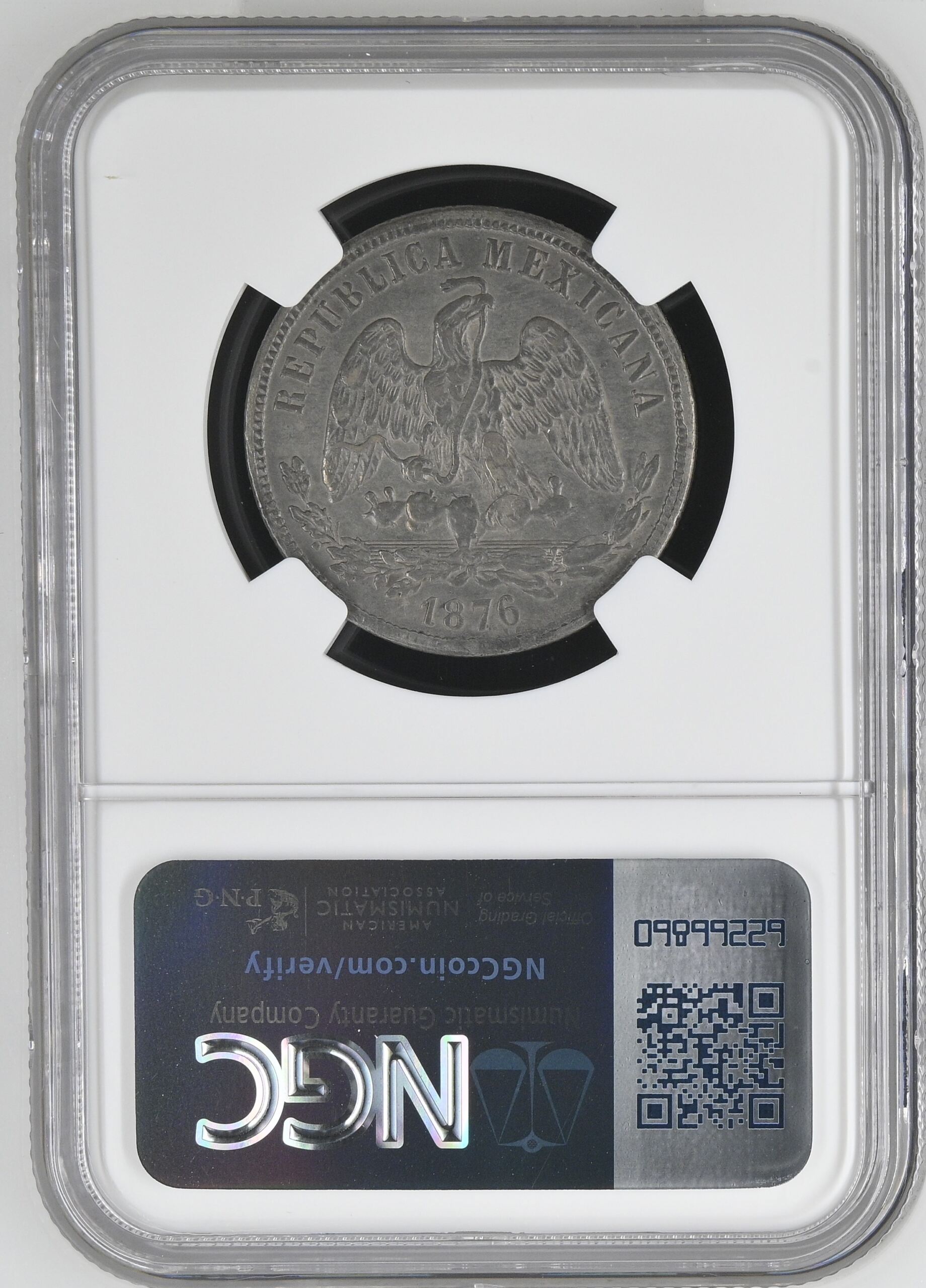 Mexican Coins Republic Silver & Minors Republic Silver & Minors 50 Centavo 1876 Ho F NGC AU55 0144907 Republic Silver & Minors 50 Centavo 1876 Ho F NGC AU55 0144907Republic Silver & Minors 50 Centavo 1876 Ho F NGC AU55 0144907 - Image 2