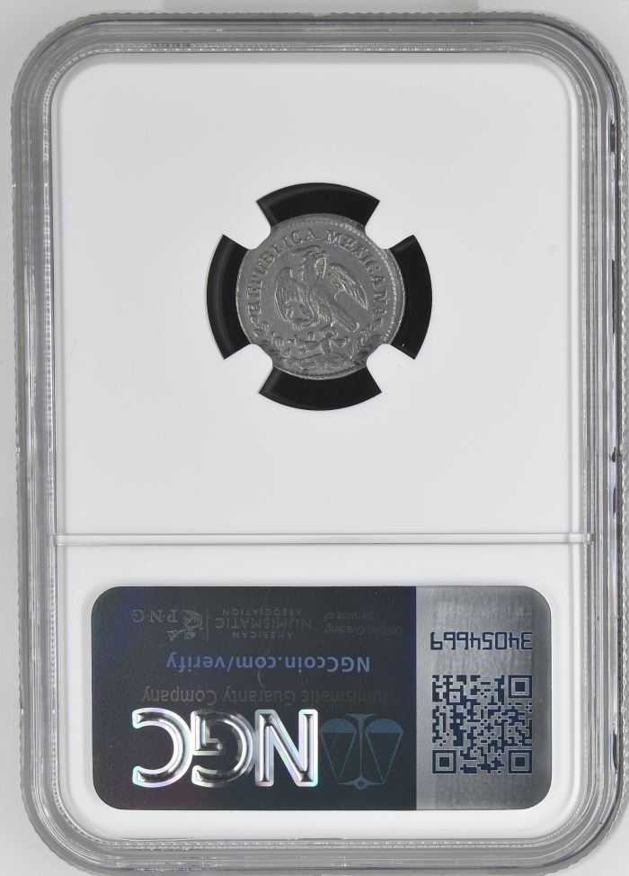 Republic Silver & Minors 1/2 Real 1853 Ga JG NGC MS62 0144922Republic Silver & Minors 1/2 Real 1853 Ga JG NGC MS62 0144922 - Image 2