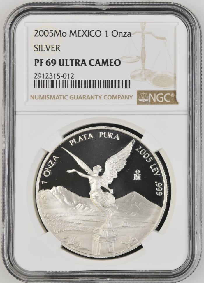 Modern Silver & Minors Onza 2005 Mo NGC PF69 Ultra Cameo 0144929Modern Silver & Minors Onza 2005 Mo NGC PF69 Ultra Cameo 0144929