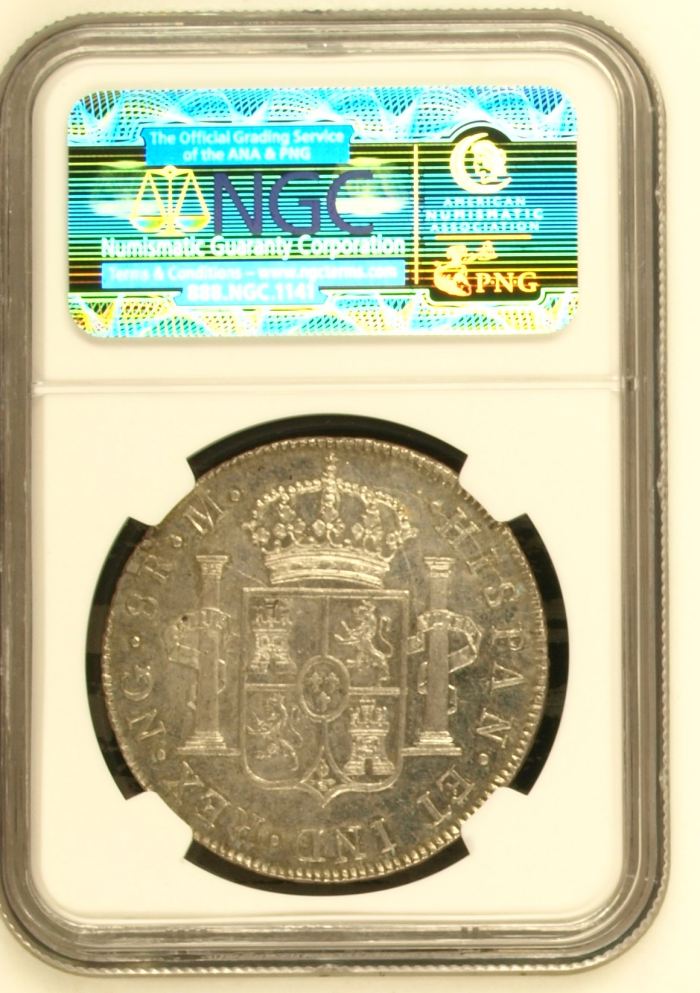 Guatemala 8 Reales 1797/6 Ng M NGC MS62 0144936Guatemala 8 Reales 1797/6 Ng M NGC MS62 0144936 - Image 2