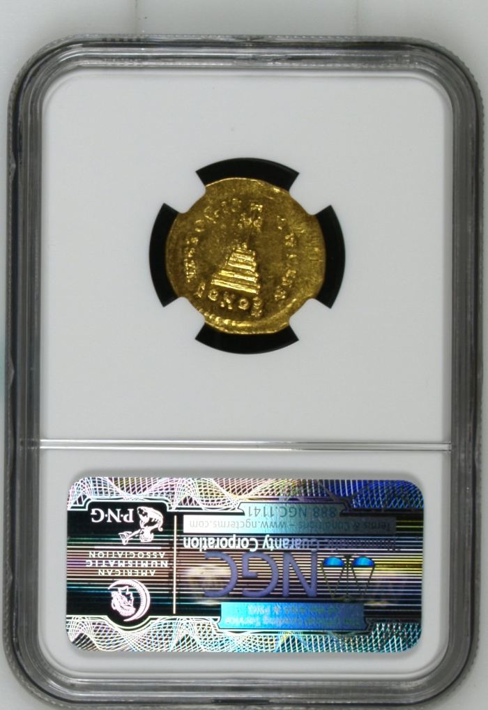 Byzantine Heraclius & H Constantine 613-641 AD AV Solidus NGC MS* 0145034Byzantine Heraclius & H Constantine 613-641 AD AV Solidus NGC MS* 0145034 - Image 2