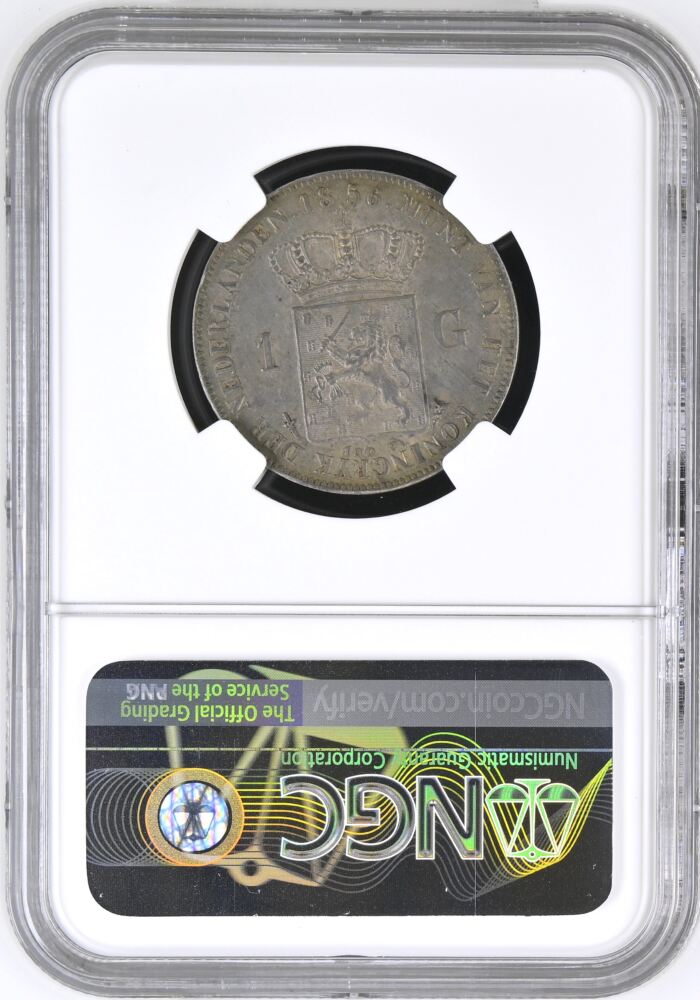 Netherlands Gulden 1856 NGC AU58 0145047Netherlands Gulden 1856 NGC AU58 0145047 - Image 2