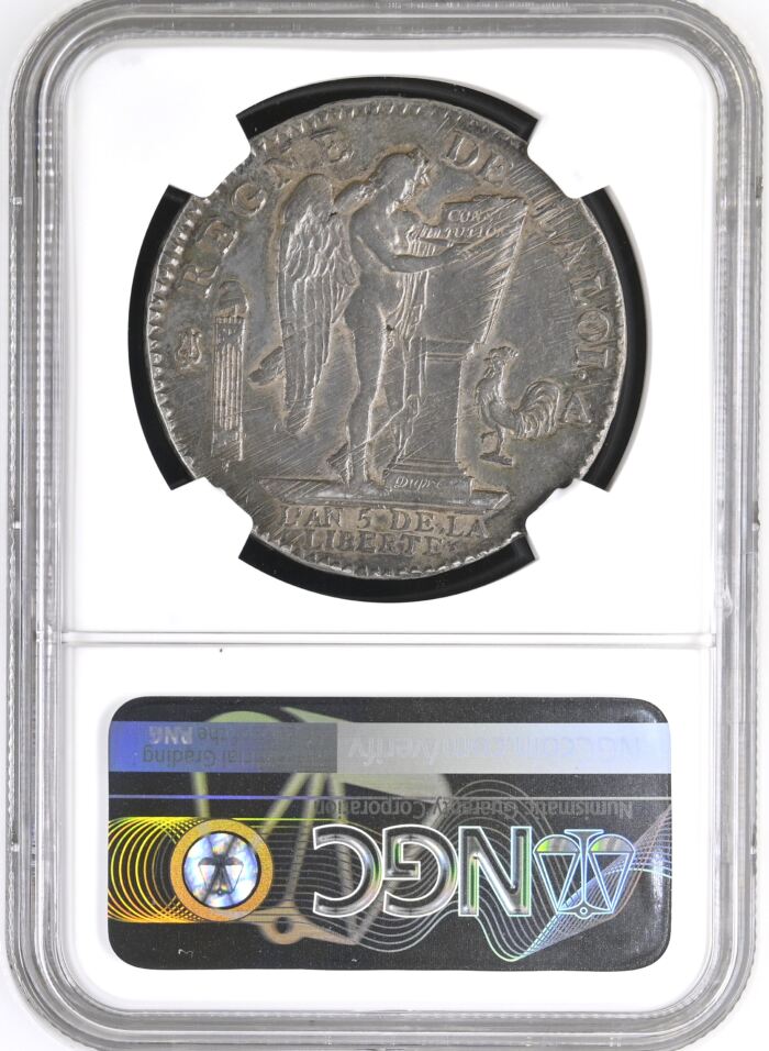 France Ecu 1793 A DAV-1335 NGC AU53 0145052France Ecu 1793 A DAV-1335 NGC AU53 0145052 - Image 2
