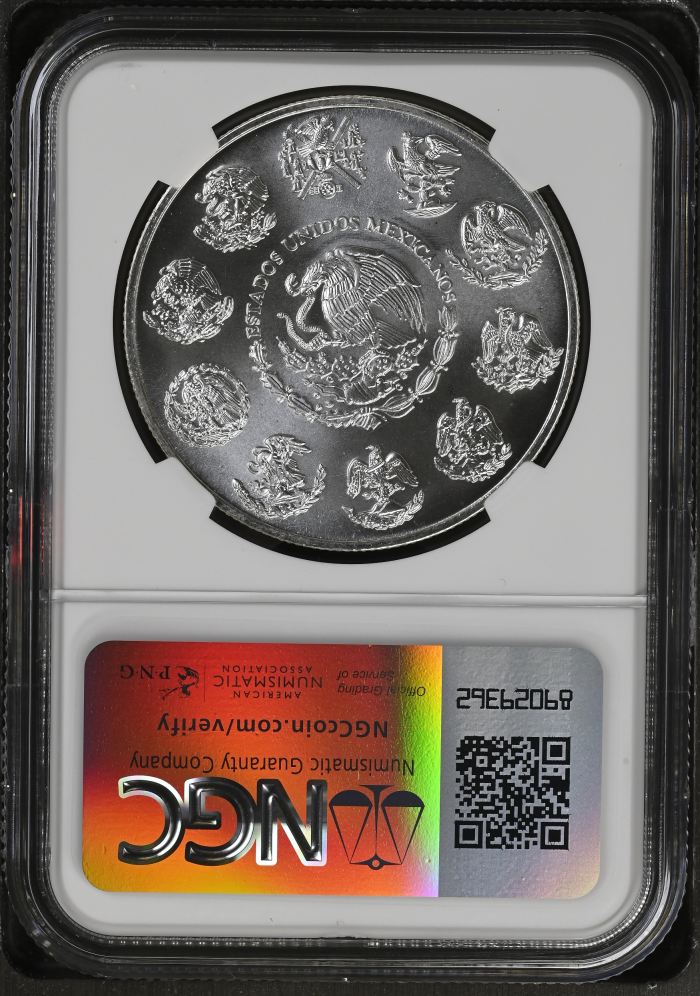 Modern Silver & Minors Onza 2008 Mo NGC MS69 0145131Modern Silver & Minors Onza 2008 Mo NGC MS69 0145131 - Image 2