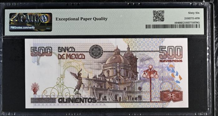 Banco De Mexico 10 Piece Set  All Scarce Series A w Matching Serial Numbers 1992 Pick #95-104 PMG f_35434Banco De Mexico 10 Piece Set  All Scarce Series A w Matching Serial Numbers 1992 Pick #95-104 PMG f_35434 - Image 20