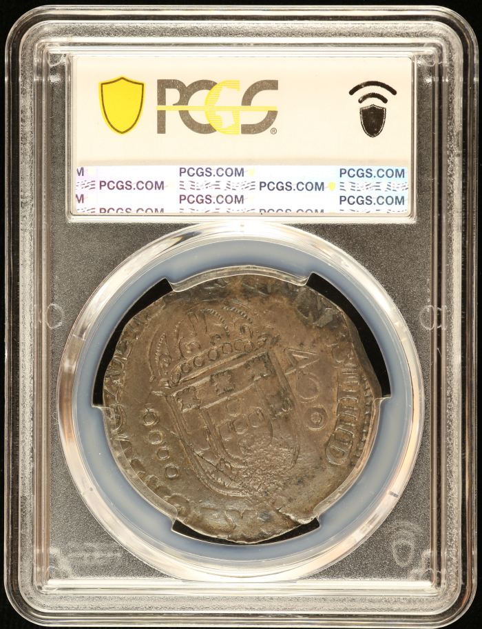 Brazil 500 Reis (1663) PCGS XF45 KM-37 0144821Brazil 500 Reis (1663) PCGS XF45 KM-37 0144821 - Image 2