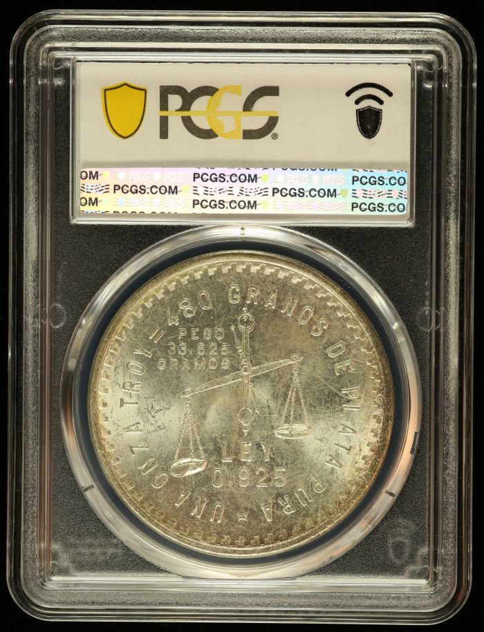 Modern Silver & Minors Onza 1949 Mo PCGS MS62 KM-M49a 0144831Modern Silver & Minors Onza 1949 Mo PCGS MS62 KM-M49a 0144831 - Image 2