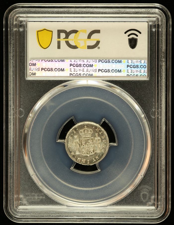 Bolivia 1/2 Real 1822 Pts PJ PCGS MS64 KM-90 0144860Bolivia 1/2 Real 1822 Pts PJ PCGS MS64 KM-90 0144860 - Image 2