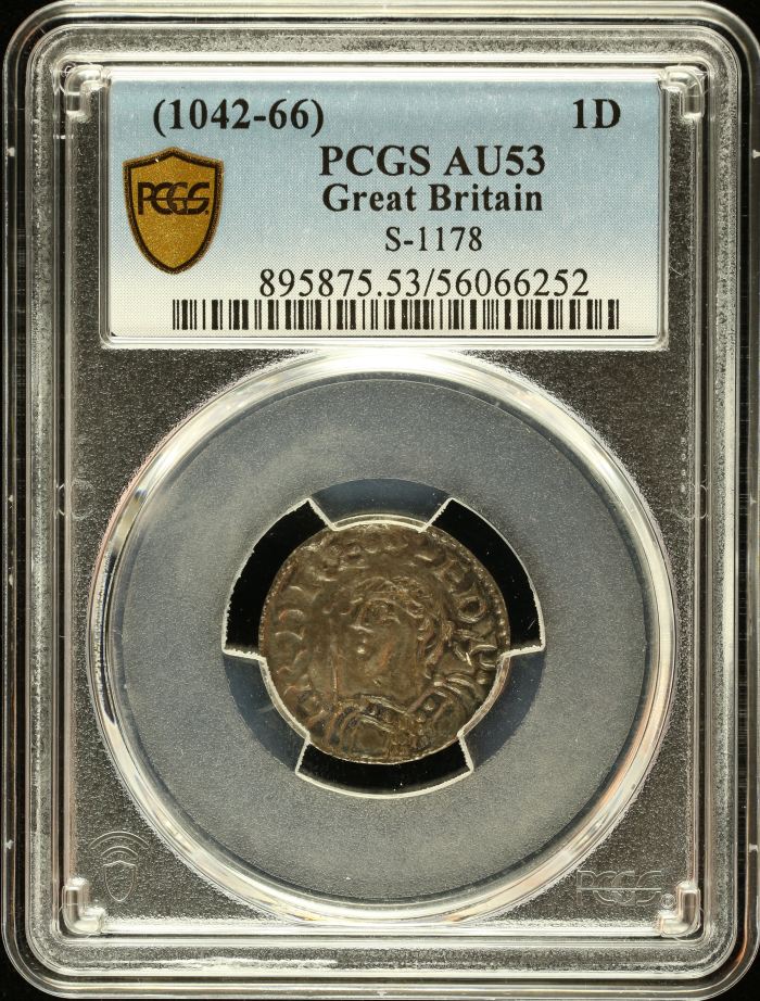 UK (Great Britain) Penny (1042-66) PCGS AU53 S-1178 0145038UK (Great Britain) Penny (1042-66) PCGS AU53 S-1178 0145038