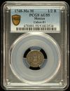 Colonial Silver & Minors 1/2 Real 1748 Mo M PCGS AU55 Calico-81 0144721
