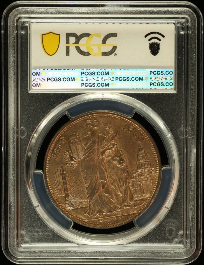 Belgium (5 Francs) 1880 PCGS MS64RB 0145066Belgium (5 Francs) 1880 PCGS MS64RB 0145066 - Image 2
