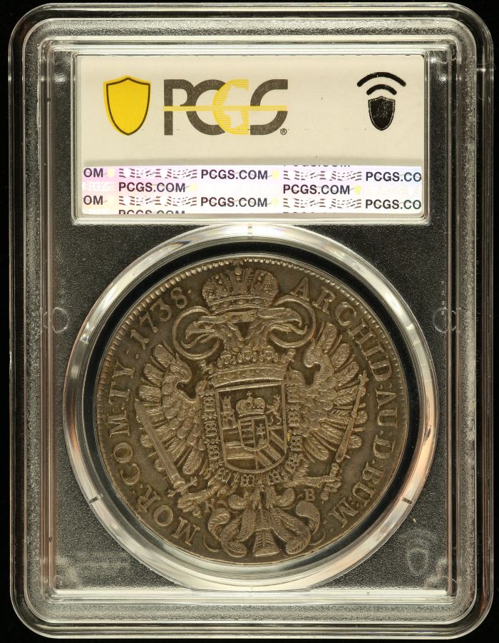 Hungary Thaler 1738 KB PCGS AU58 D-1062 0145055Hungary Thaler 1738 KB PCGS AU58 D-1062 0145055 - Image 2