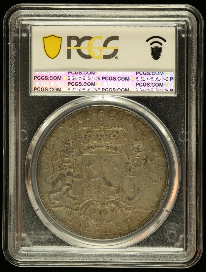 Netherlands Ducaton 1759 Zeeland PCGS MS62 D-1836 0145060Netherlands Ducaton 1759 Zeeland PCGS MS62 D-1836 0145060 - Image 2