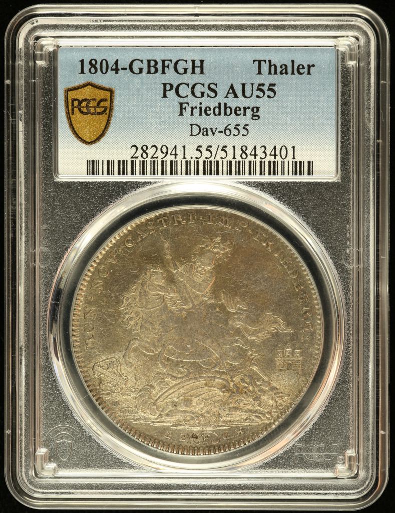 Germany Thaler 1804 Friedberg PCGS AU55 DAV-655 0145050