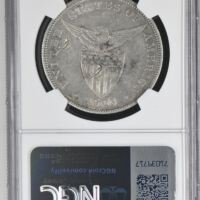 Philippines CHOPMARKED Peso 1903 S NGC AU Details 0145198 | World