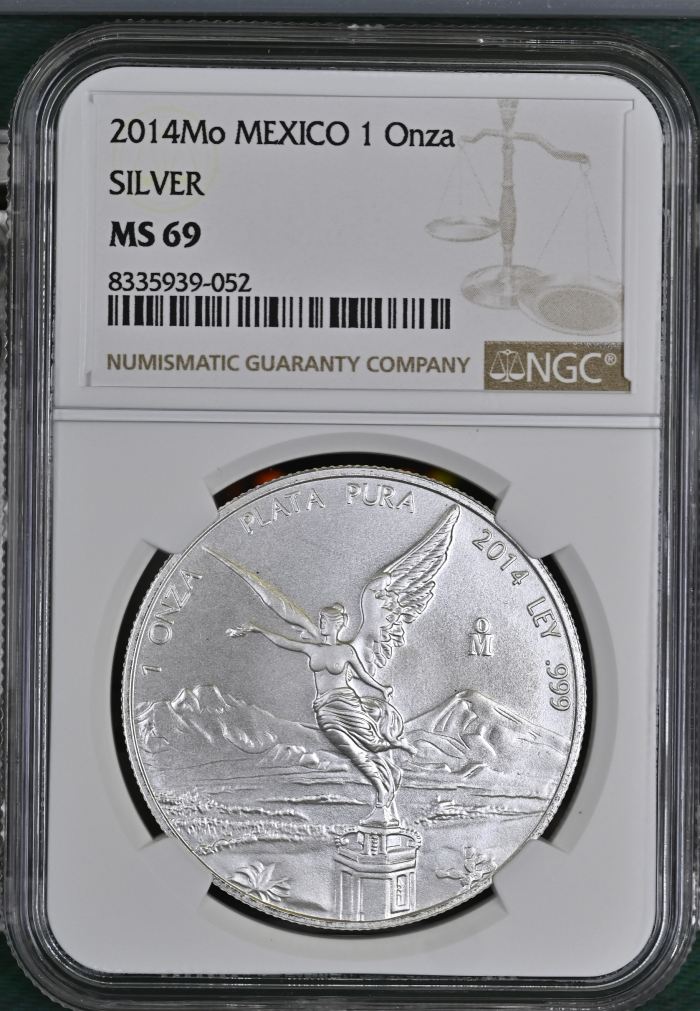 Modern Silver & Minors Onza 2014 Mo NGC MS69 0145386Modern Silver & Minors Onza 2014 Mo NGC MS69 0145386
