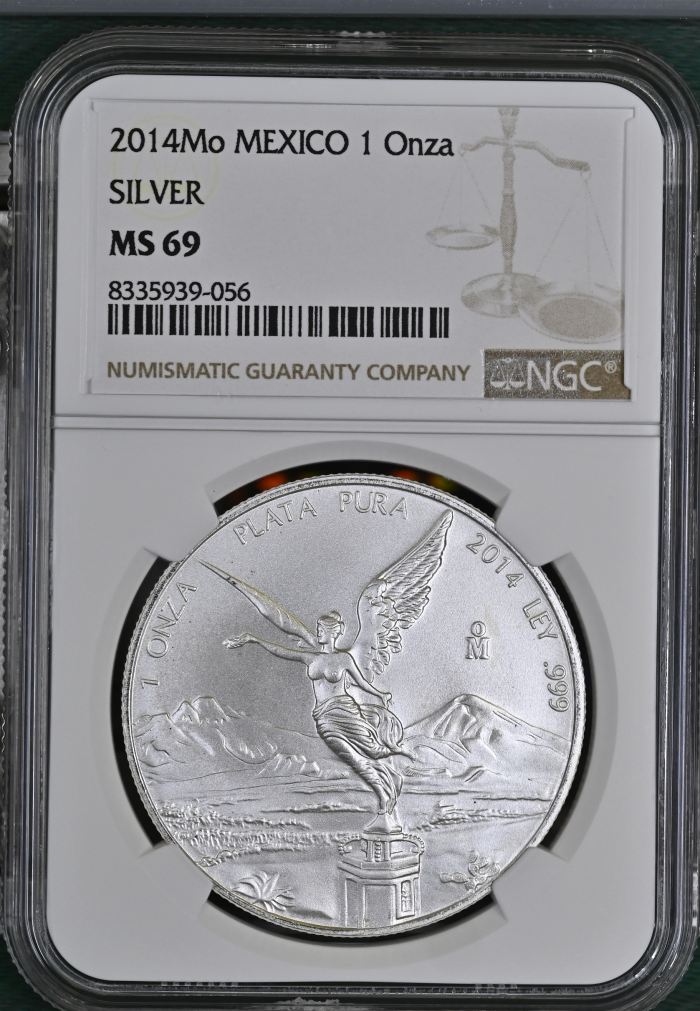 Modern Silver & Minors Onza 2014 Mo NGC MS69 0145390Modern Silver & Minors Onza 2014 Mo NGC MS69 0145390