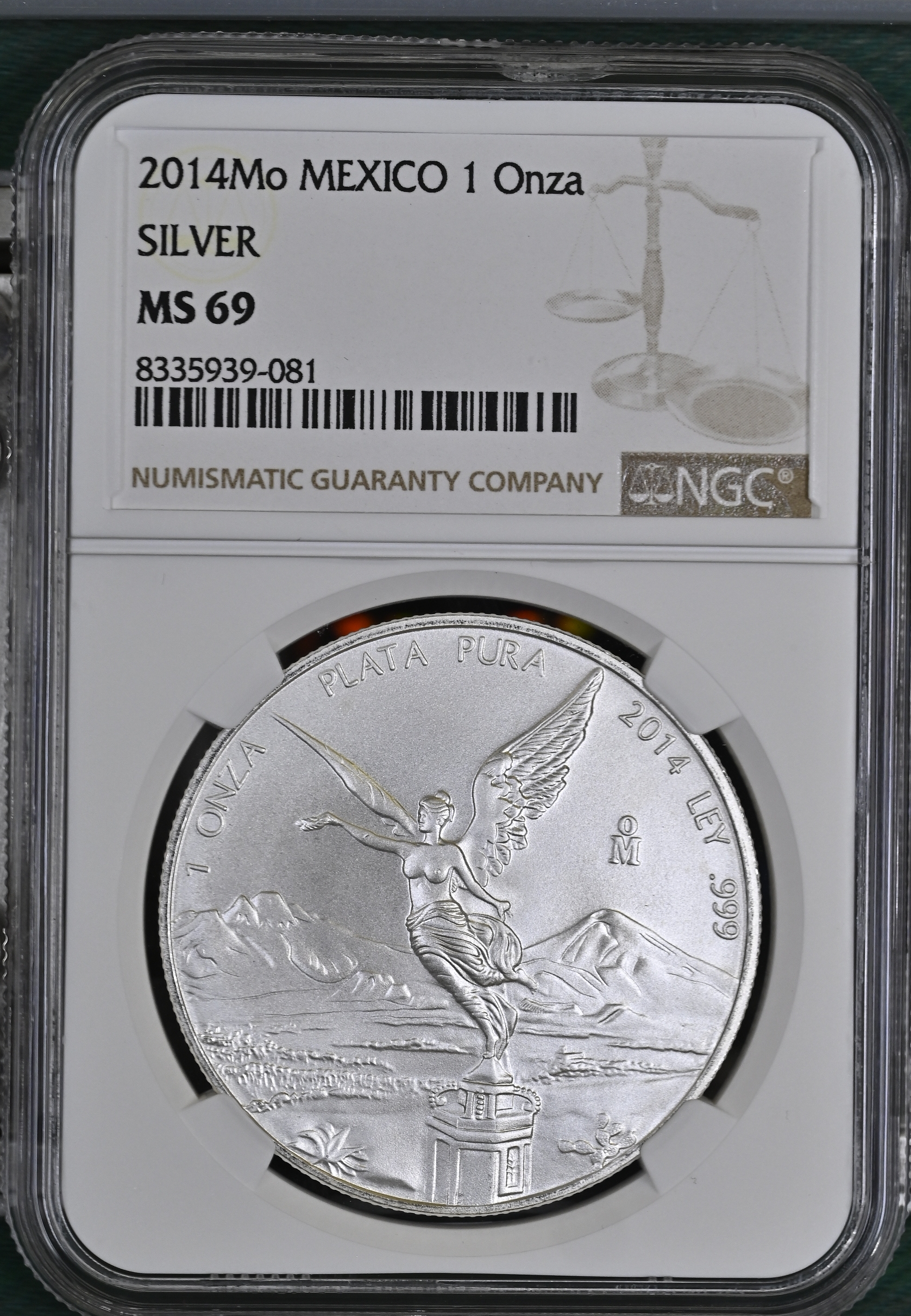 Mexican Coins Modern Silver & Minors Onza Modern Silver & Minors Onza 2014 Mo NGC MS69 0145460 Modern Silver & Minors Onza 2014 Mo NGC MS69 0145460Modern Silver & Minors Onza 2014 Mo NGC MS69 0145460