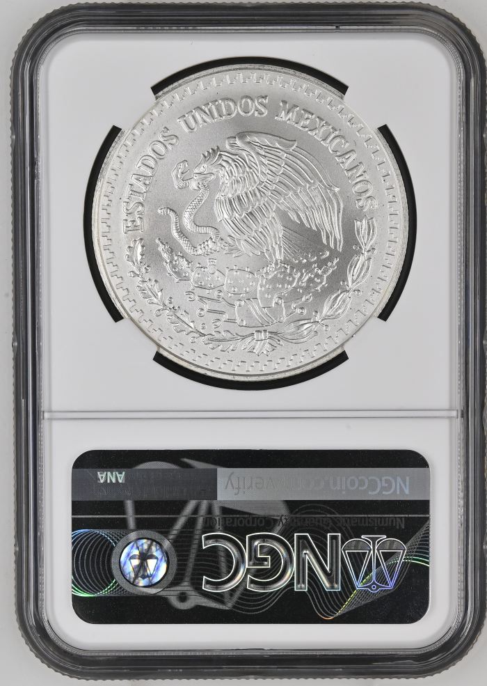 Modern Silver & Minors Onza 1998 Mo NGC MS68 0145531Modern Silver & Minors Onza 1998 Mo NGC MS68 0145531 - Image 2
