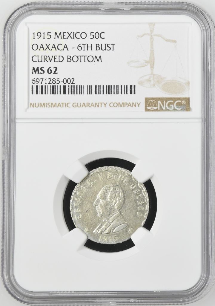 Oaxaca 50 Centavo 1915 Oaxaca NGC MS62 0145589