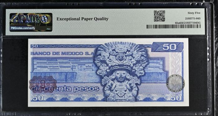 Banco De Mexico 13 Piece Set  All Scarce  Series A  Matching Serial Numbers Pick #62-94 PMG f_35443Banco De Mexico 13 Piece Set  All Scarce  Series A  Matching Serial Numbers Pick #62-94 PMG f_35443 - Image 20