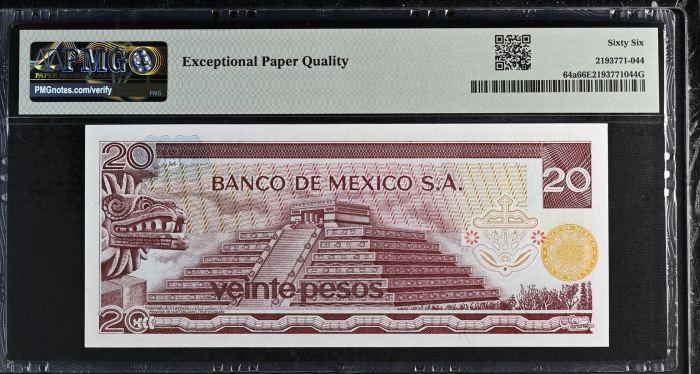 Banco De Mexico 13 Piece Set  All Scarce  Series A  Matching Serial Numbers Pick #62-94 PMG f_35443Banco De Mexico 13 Piece Set  All Scarce  Series A  Matching Serial Numbers Pick #62-94 PMG f_35443 - Image 22