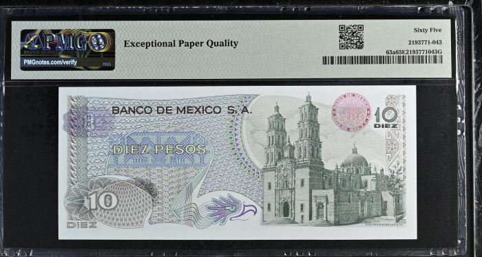 Banco De Mexico 13 Piece Set  All Scarce  Series A  Matching Serial Numbers Pick #62-94 PMG f_35443Banco De Mexico 13 Piece Set  All Scarce  Series A  Matching Serial Numbers Pick #62-94 PMG f_35443 - Image 24