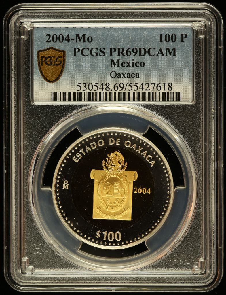 Modern Gold Modern Silver & Minors 100 Peso 2004 Mo PCGS PR69DCAM 0145591