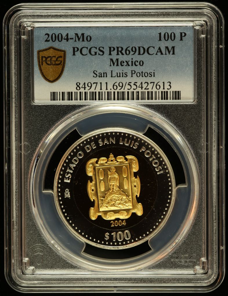 Modern Gold Modern Silver & Minors 100 Peso 2004 Mo PCGS PR69DCAM 0145595