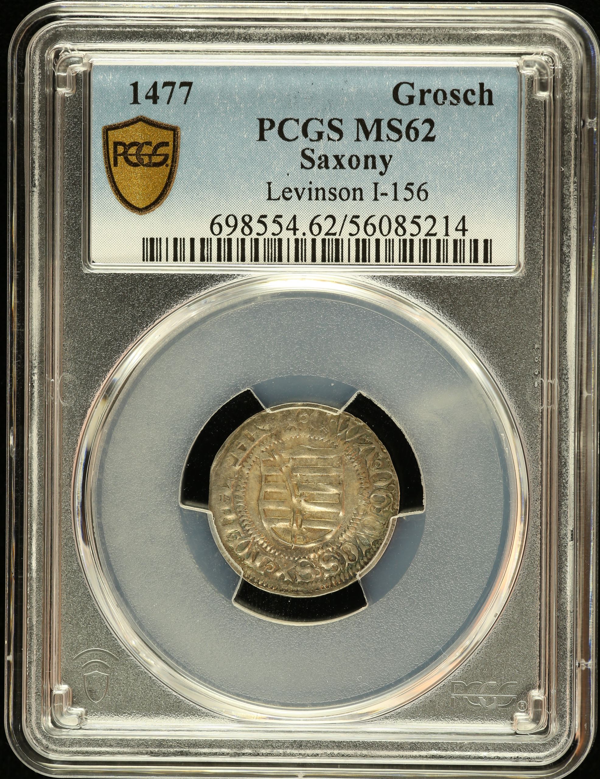 Germany Groschen 1477 Saxony PCGS MS62 0145580