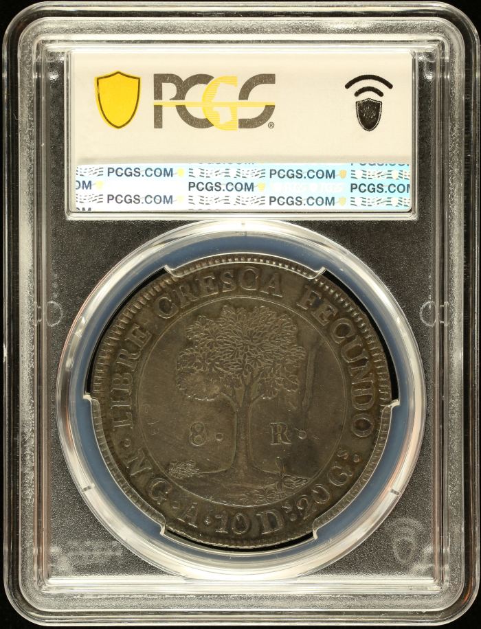 Central American Republic 8 Reales 1847/6 Ng A PCGS AU50 0145529Central American Republic 8 Reales 1847/6 Ng A PCGS AU50 0145529 - Image 2