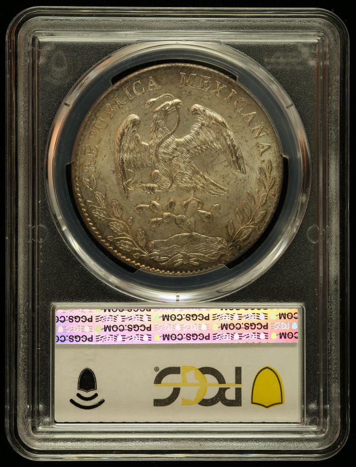 Alamos 8 Reales 1893 As ML PCGS MS66 0145568Alamos 8 Reales 1893 As ML PCGS MS66 0145568 - Image 2