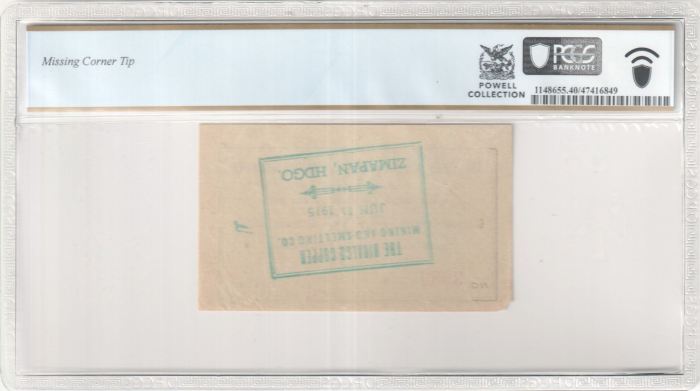 Gaytan Plate Note Revolutionary Currency 50 Centavos 1915 Hidalgo M2220 PCGS XF40 f_35441Gaytan Plate Note Revolutionary Currency 50 Centavos 1915 Hidalgo M2220 PCGS XF40 f_35441 - Image 2